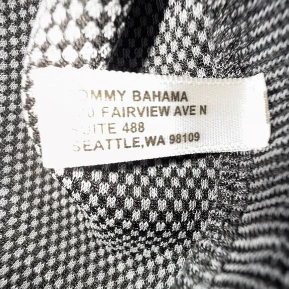 Tommy Bahama Men’s Gray Short Sleeve Polo Shirt Size L Tencel Blend - Picture 8 of 10